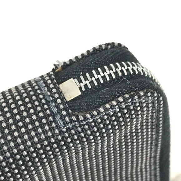 HERMES Zip Around Her Line System notebook stationery Notebook cover Canvas gray - Picture 3 of 10